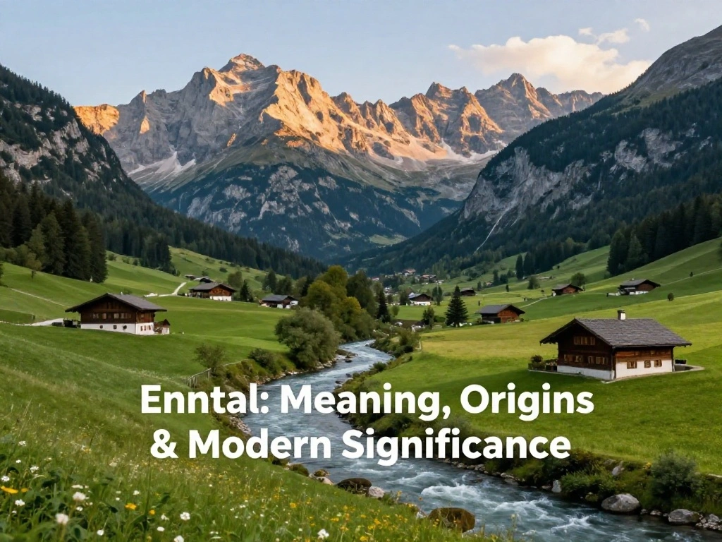 Enntal valley in Austria showing the Enns River flowing through alpine mountains, green meadows, and traditional villages in scenic natural landscape