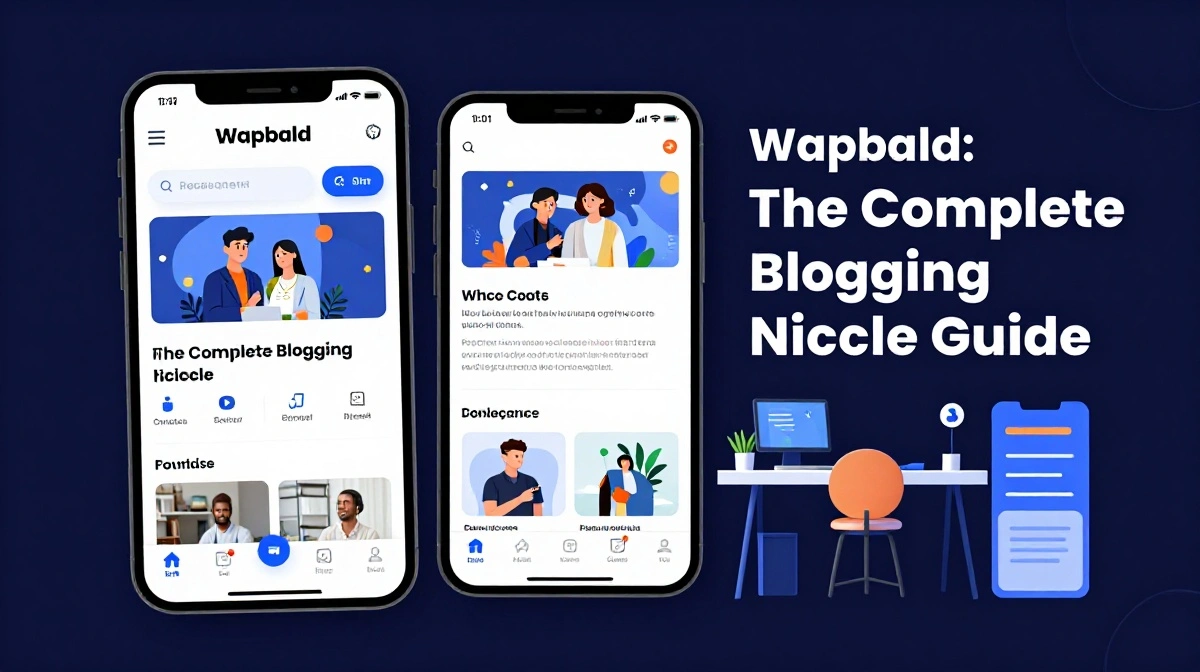 Wapbald blogging niche platform showing mobile-first content creation and digital community engagement tools