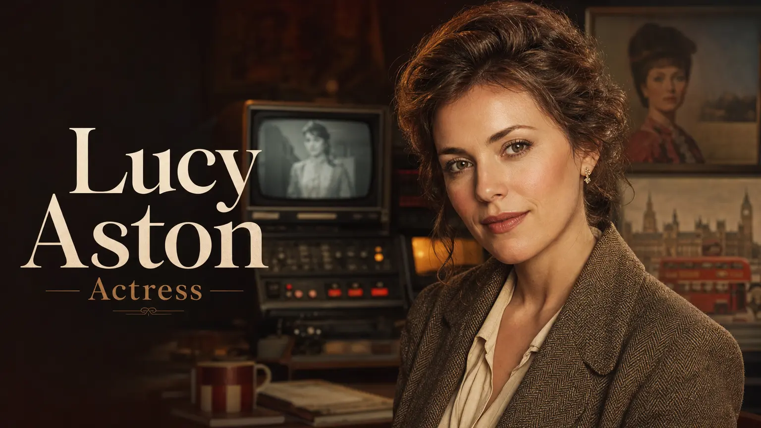 Lucy Aston actress known for BBC roles in By the Sword Divided and Waiting for God British television