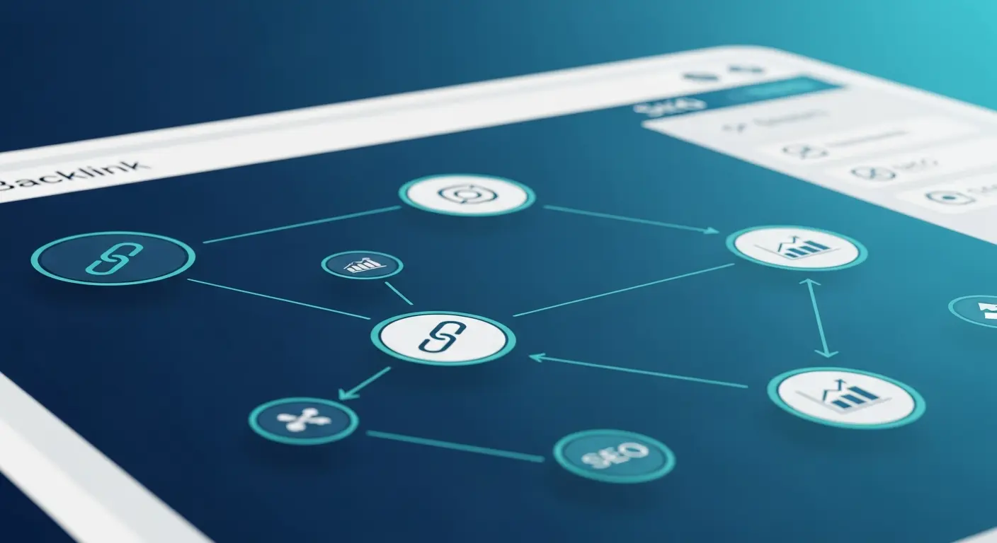 Wapbald SEO and link building guide showing backlink strategy dashboard and domain metrics