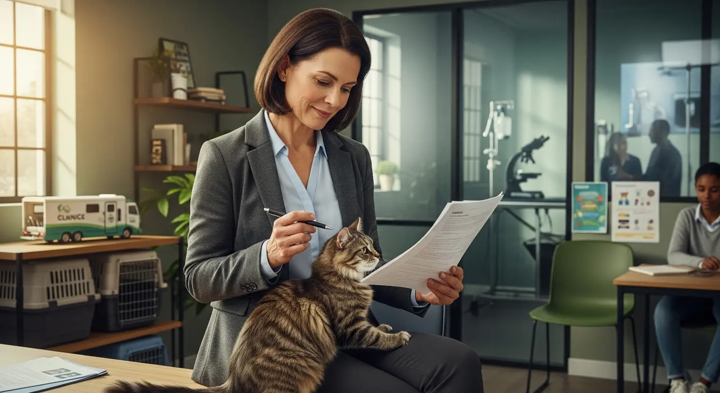 Donna Sicuranza supporting feline welfare and community veterinary care through nonprofit leadership and animal welfare services.